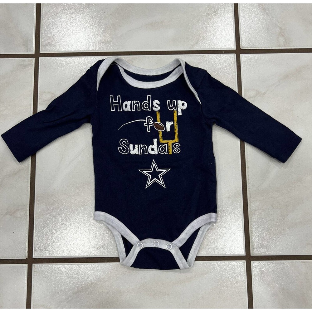 2/$25 ⭐️ Dallas Cowboys NFL Blue Boys Bodysuit 3 Month